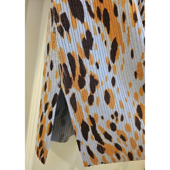 BOSS HUGO BOSS Sweater New w/ Tags Merino Superfine Wool So Soft Size XS Leopard - Picture 6 of 7